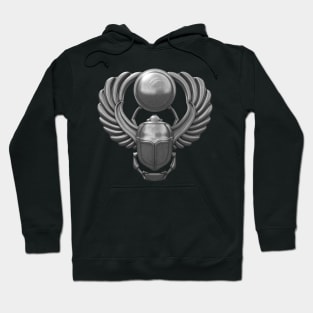 Silver Egyptian Scarab Hoodie